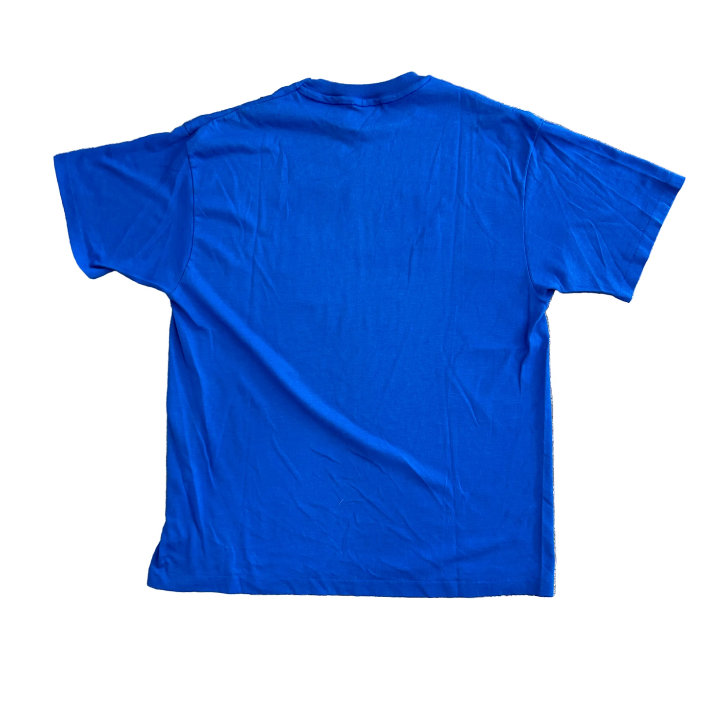 90's Jill Long Working For Us Blue Tshirt - Large - 22" x 29"