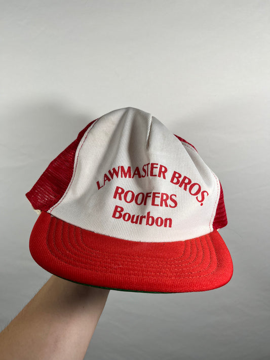 80/90’s Law master Bros Roofers Bourbon Hat