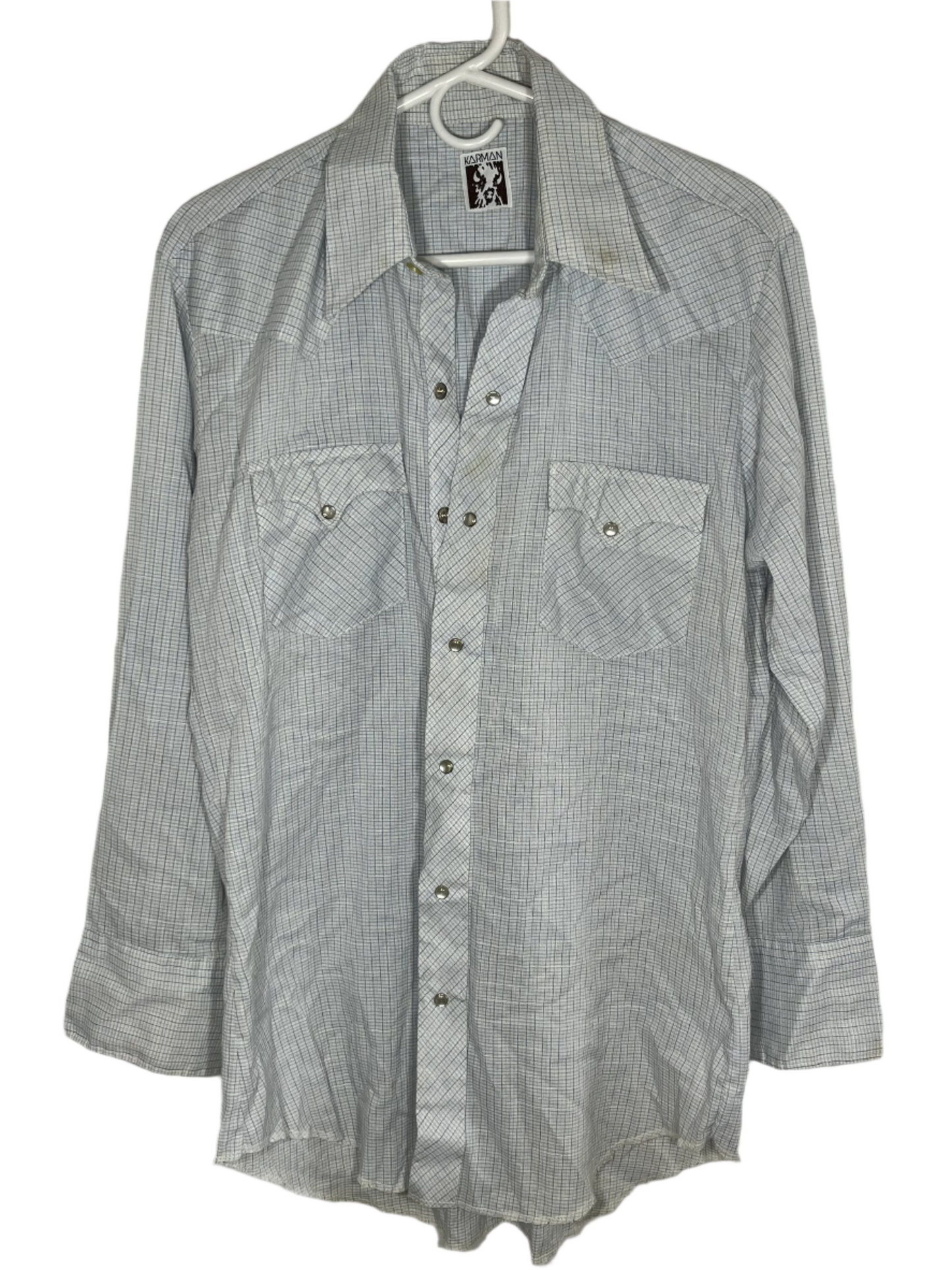 Karman Pearl Snap Shirt - Large - 22” x 32.5”