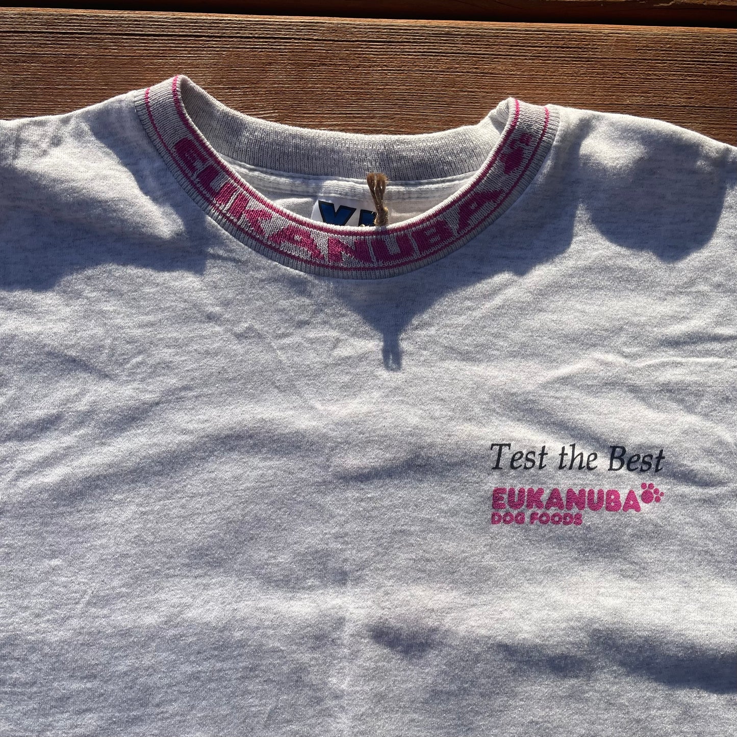 1996 Eukanuba comida para perros vet med camiseta se ajusta como XL