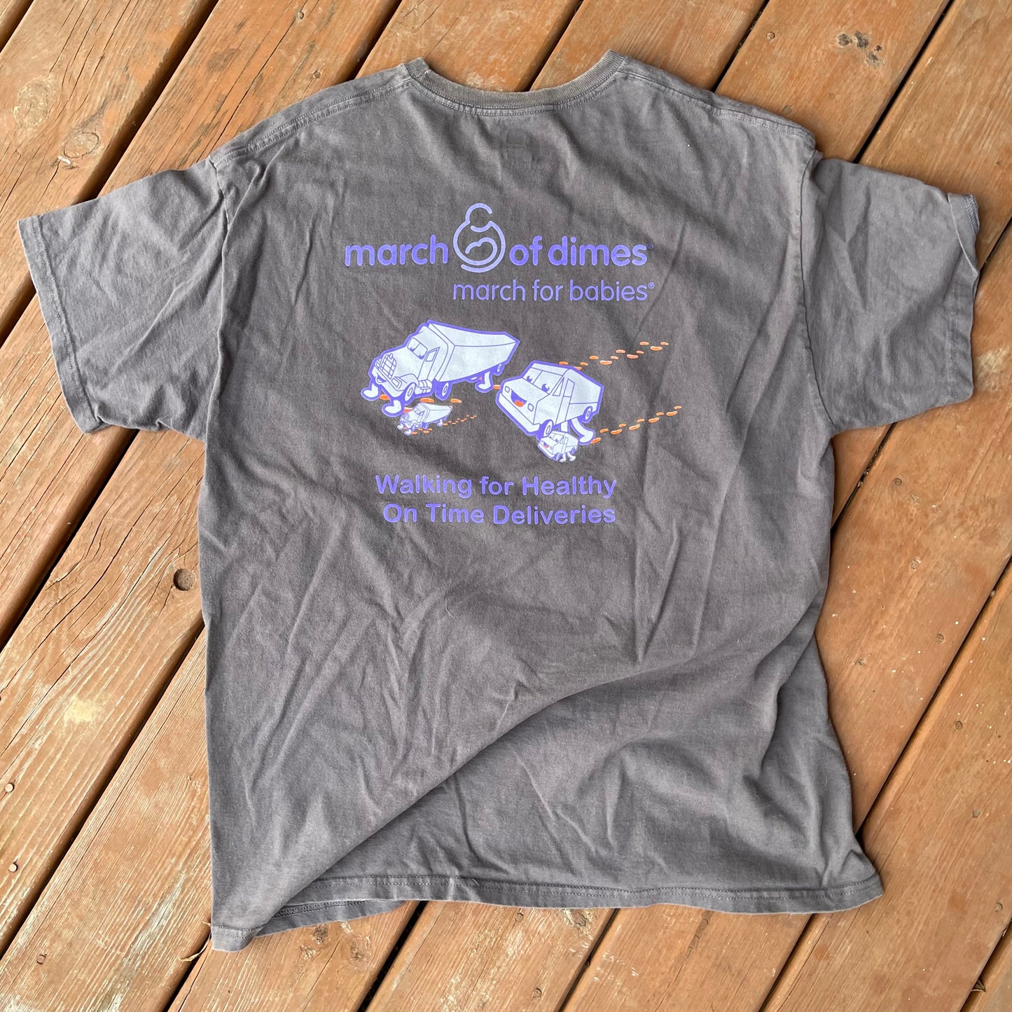 00's FedEx Distressed T-shirt - L