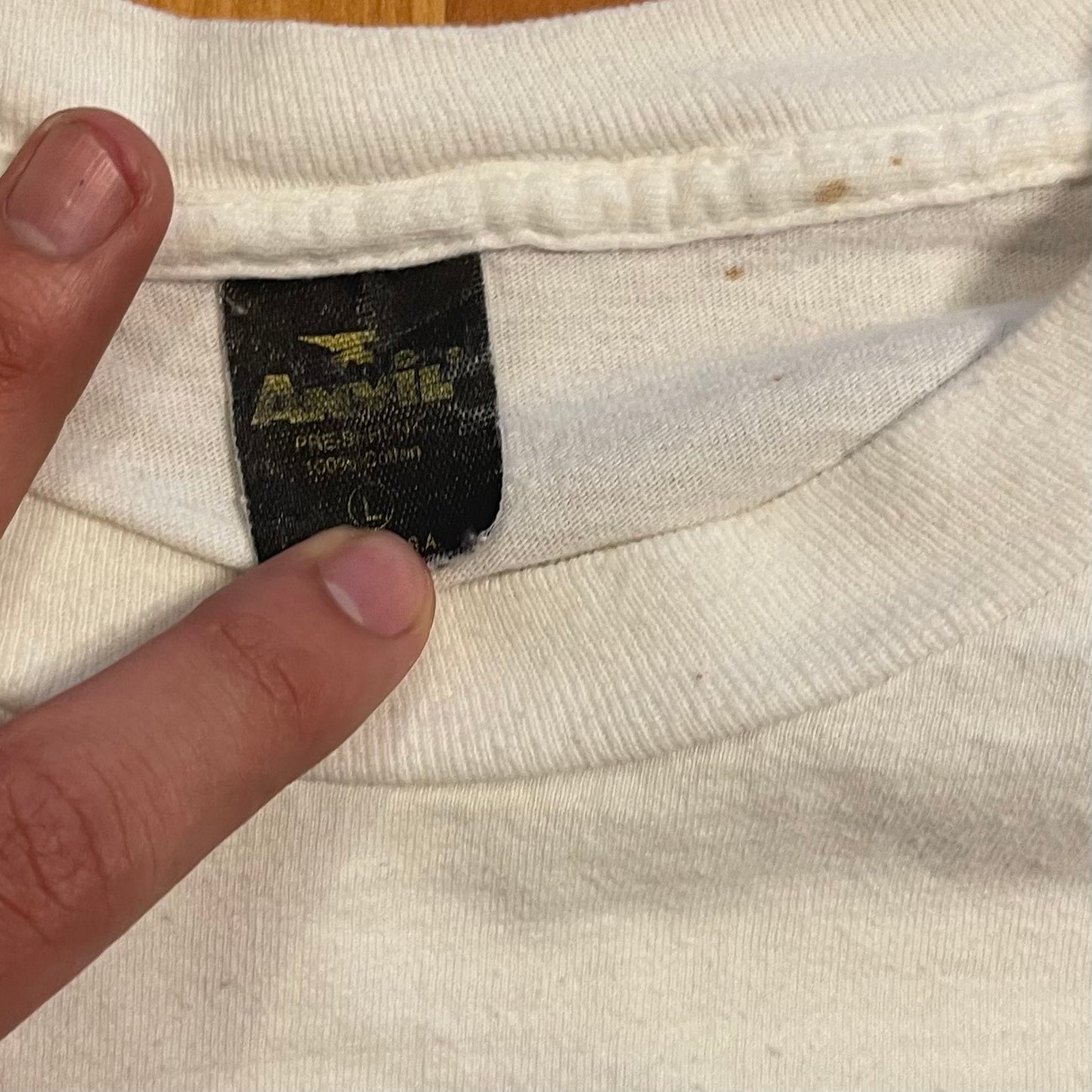 1988 Anvil Boston Marathon manga larga - L