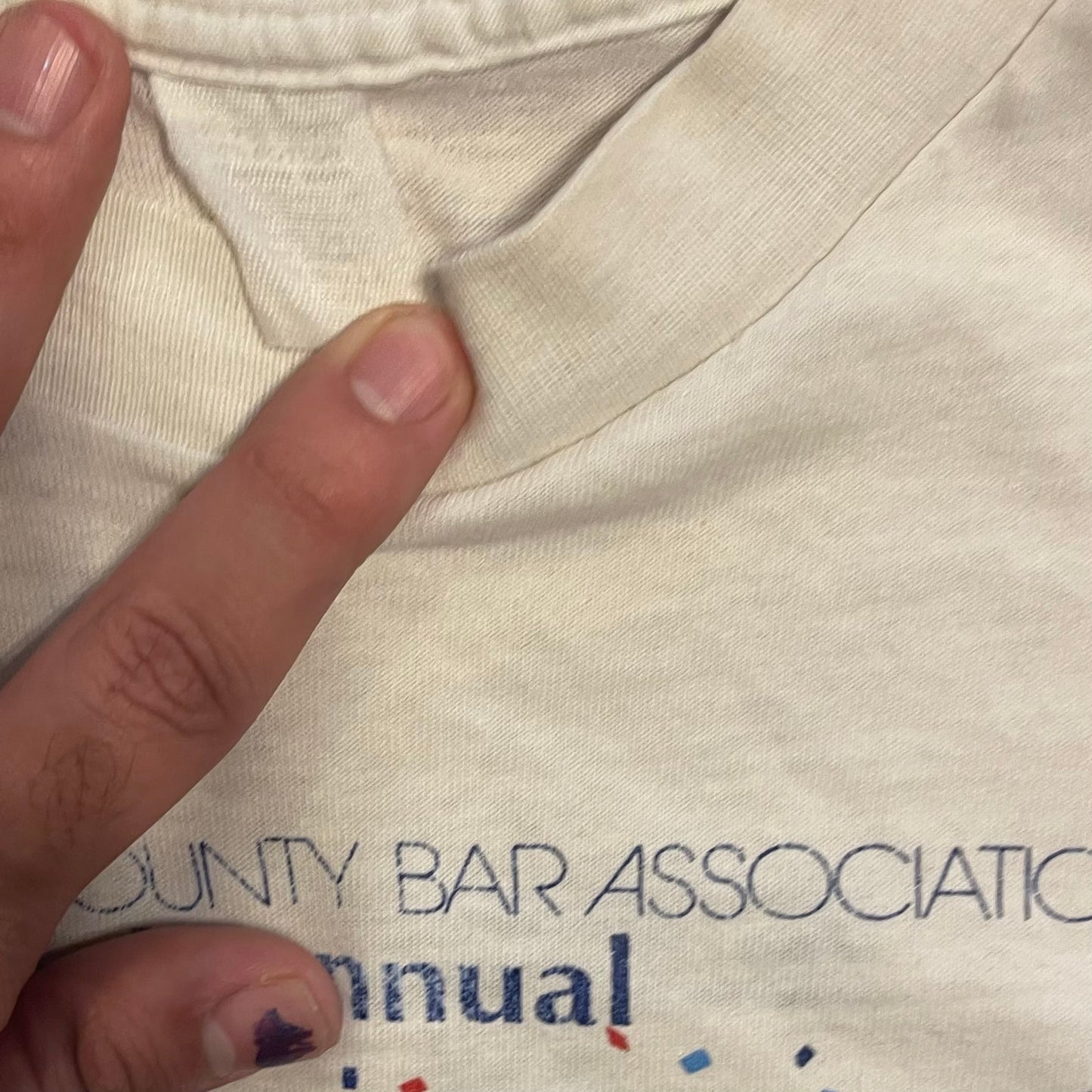 1987 Año Nuevo Running manga larga - L