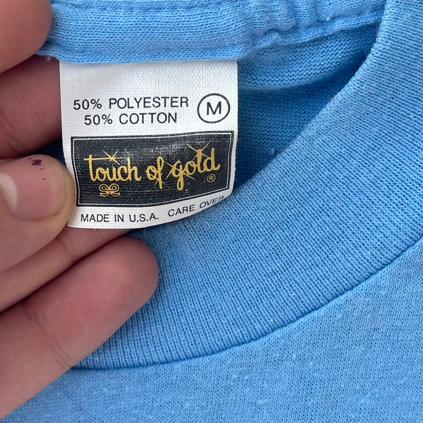 Camiseta en blanco de los años 80 - L