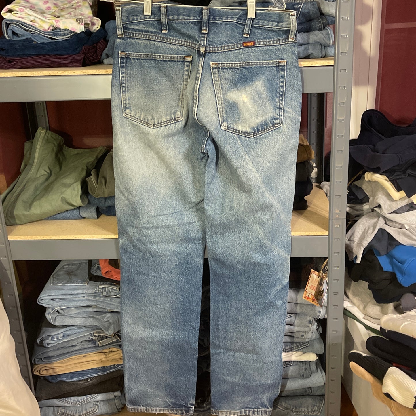 Faded Rustler Denim 32" x 32.5"