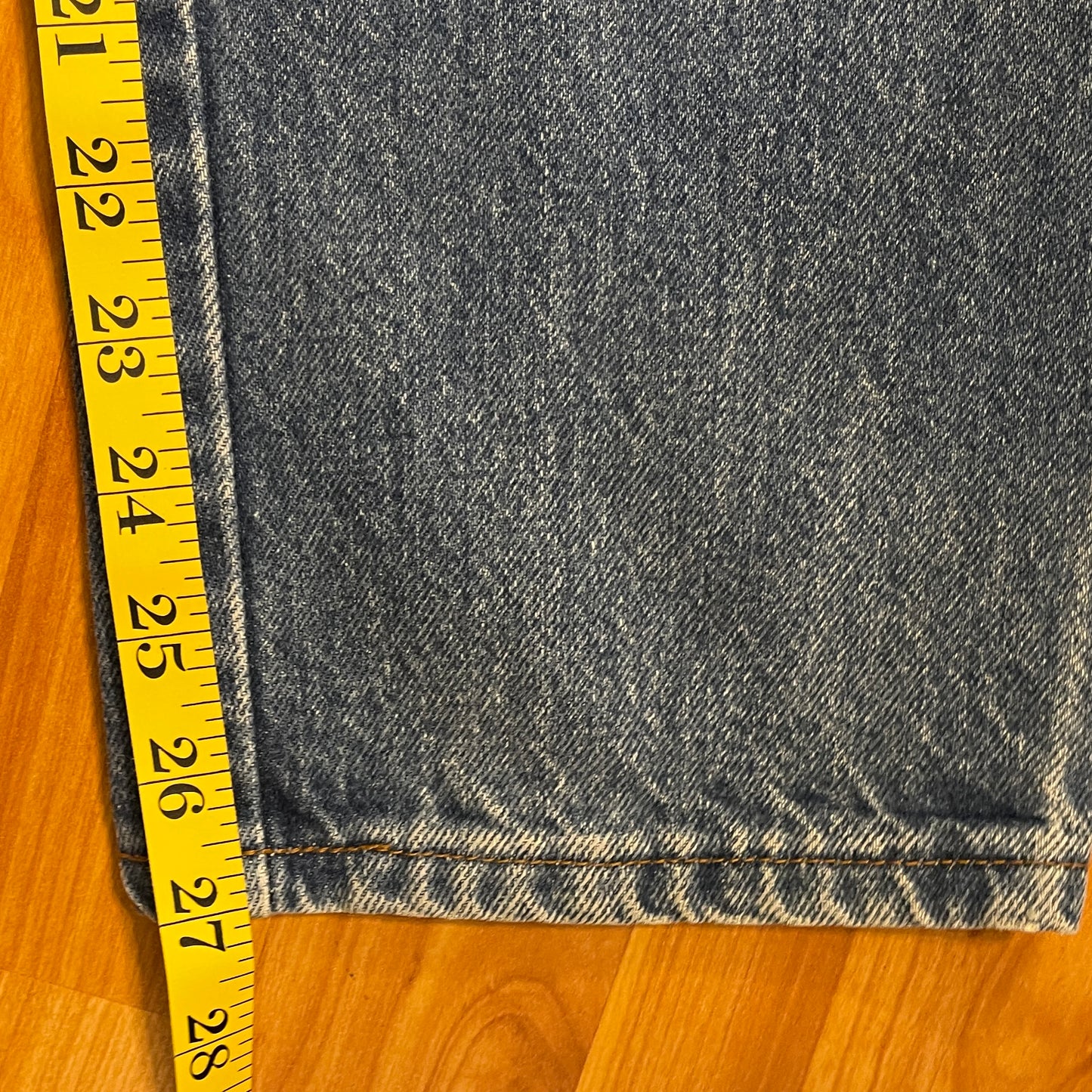 Denim elegante de 1990 - Etiquetado 12 petite Medidas 26" x 27"