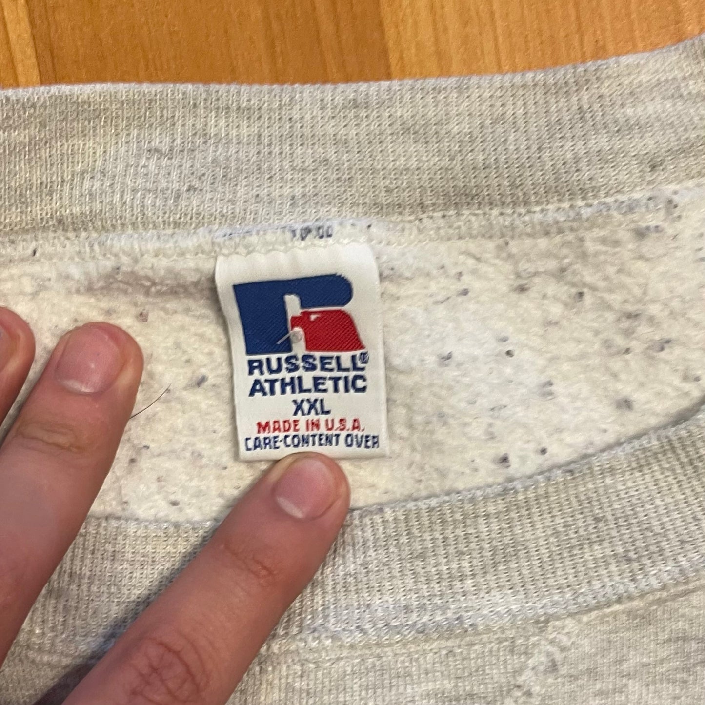 Cuello redondo Purdue Grandpa Russell de 1990 - XL