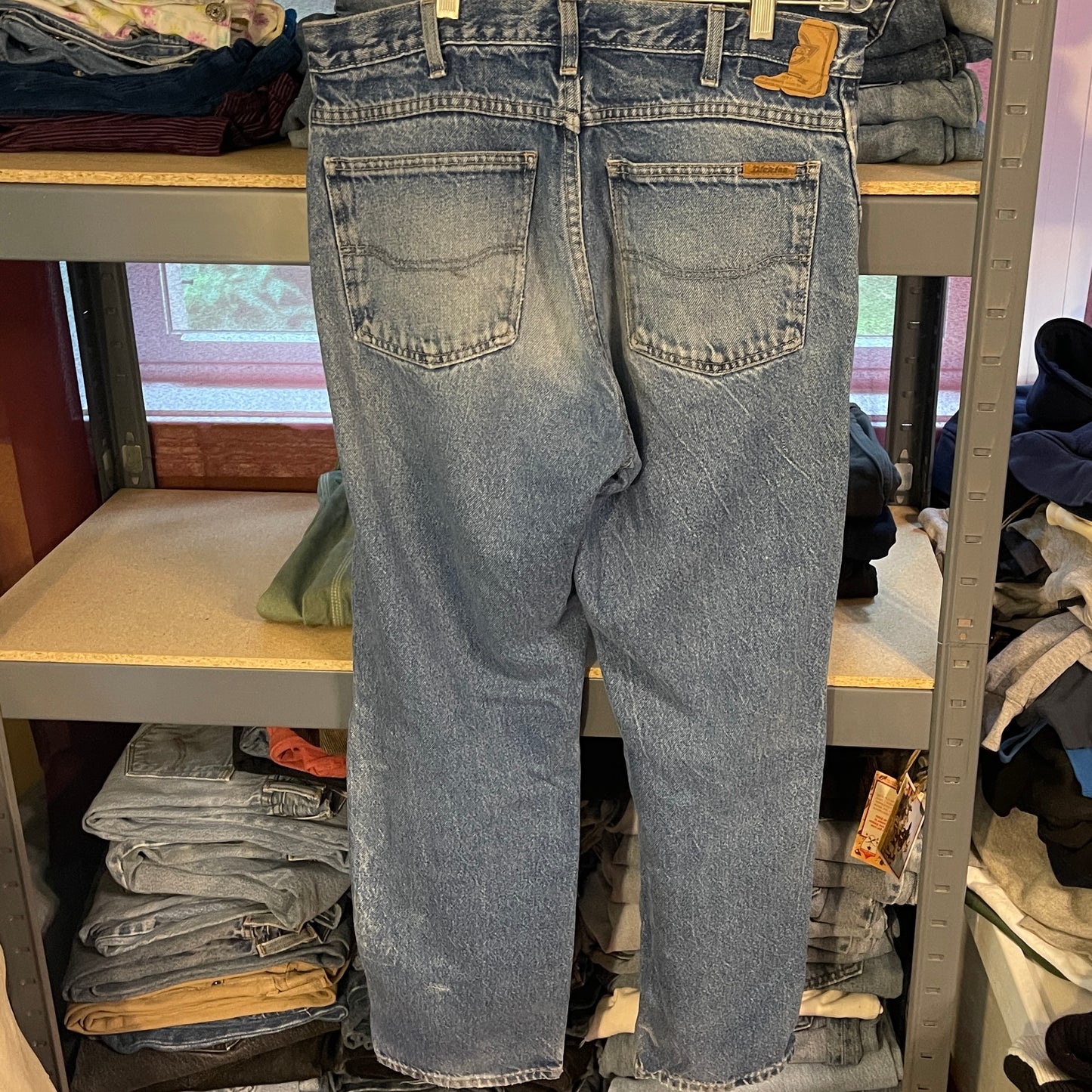 Distressed Dickies 33" x 29"