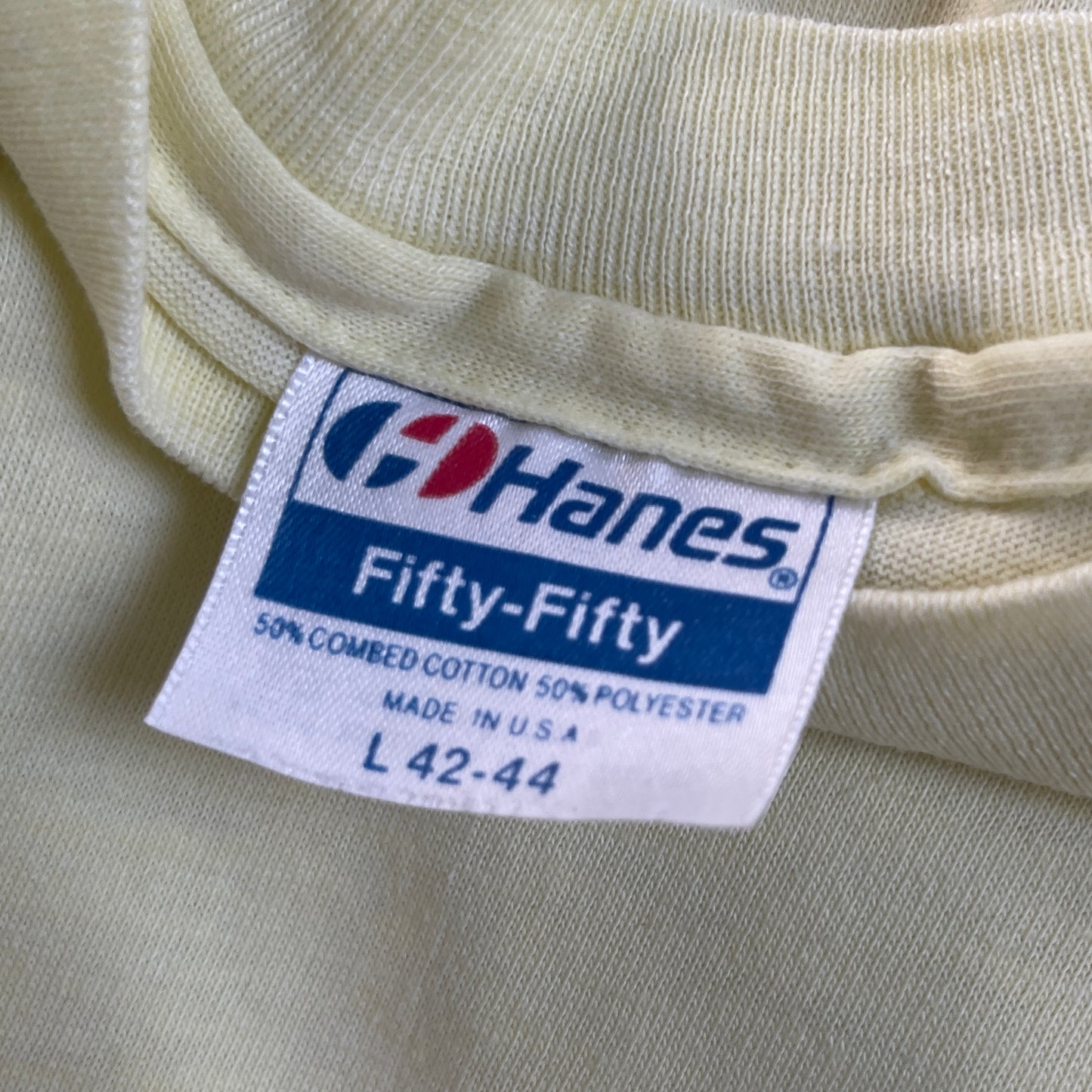 1980's 50/50 Blank Tshirt - L