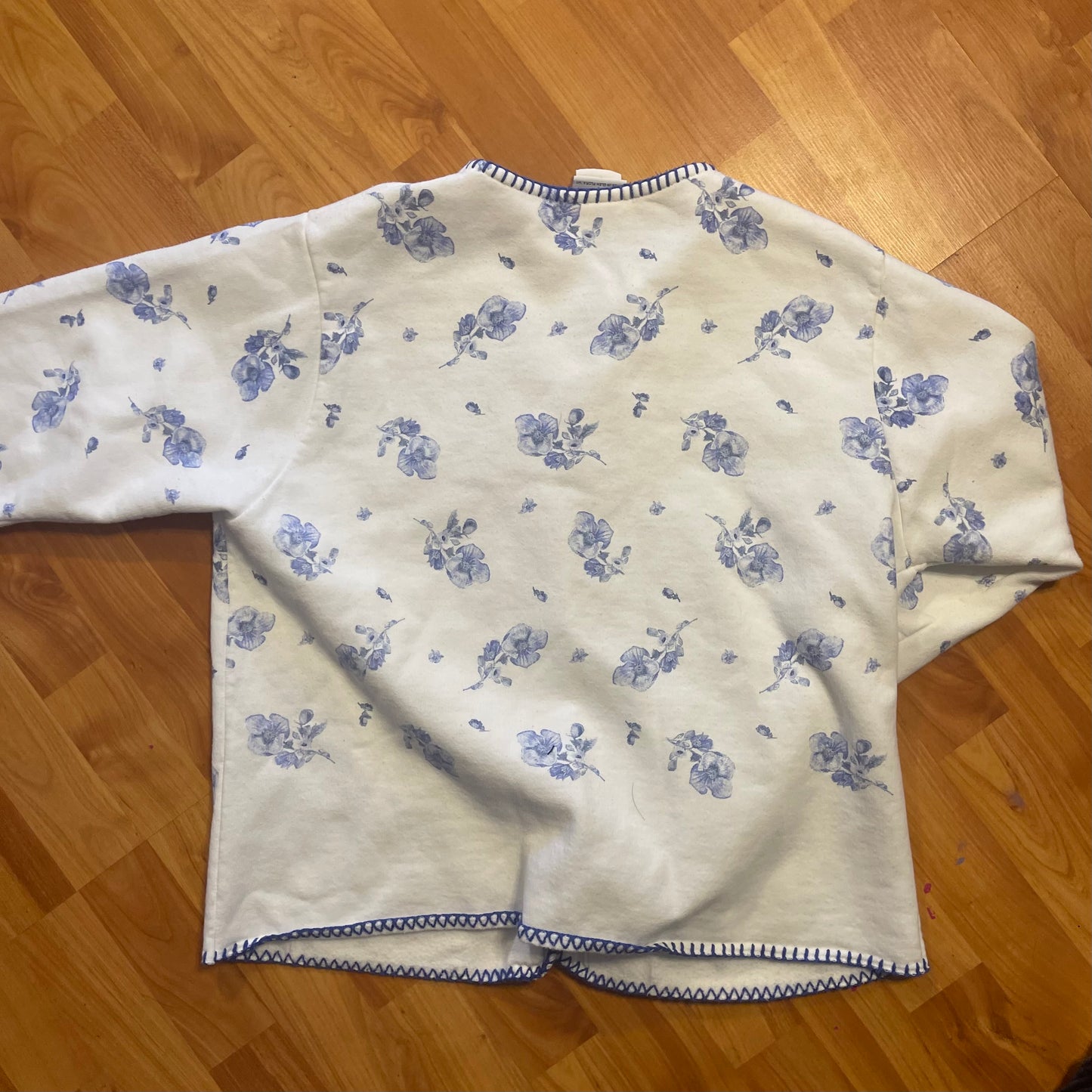 Flower made in usa cardigan - L