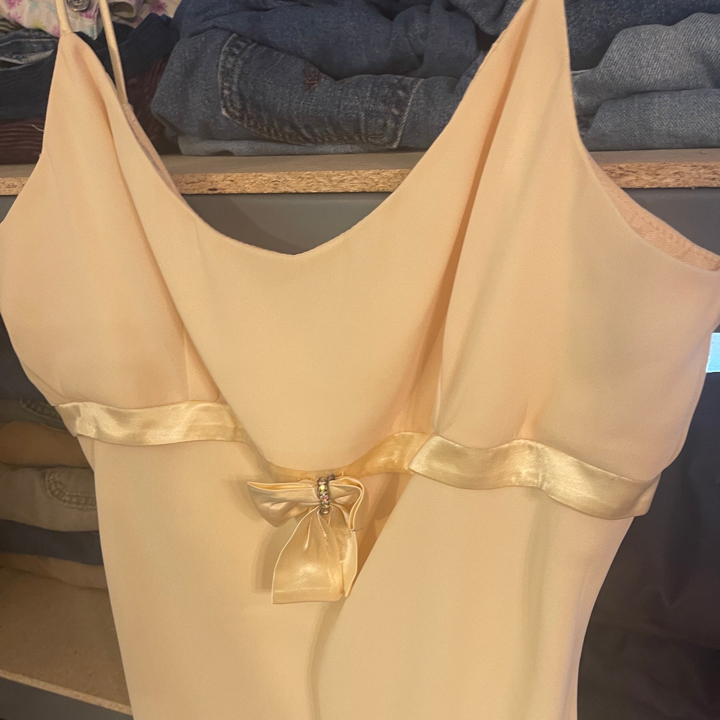 1990s Jessica McCclintock Dress - 17" x 44"