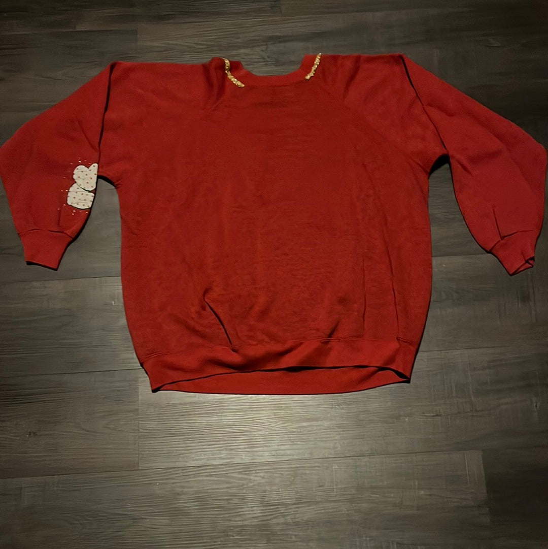 90's Her Way Christmas Crewneck - XL - 24" x 23.5"