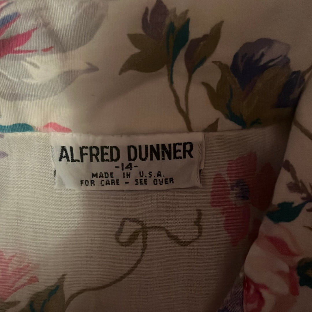 Camisa Alfred Dunner de los años 70 - Mediana - 21" x 26"