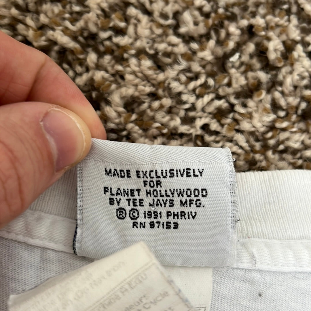 Camiseta Planet Hollywood - Pequeña - 19” x 26”