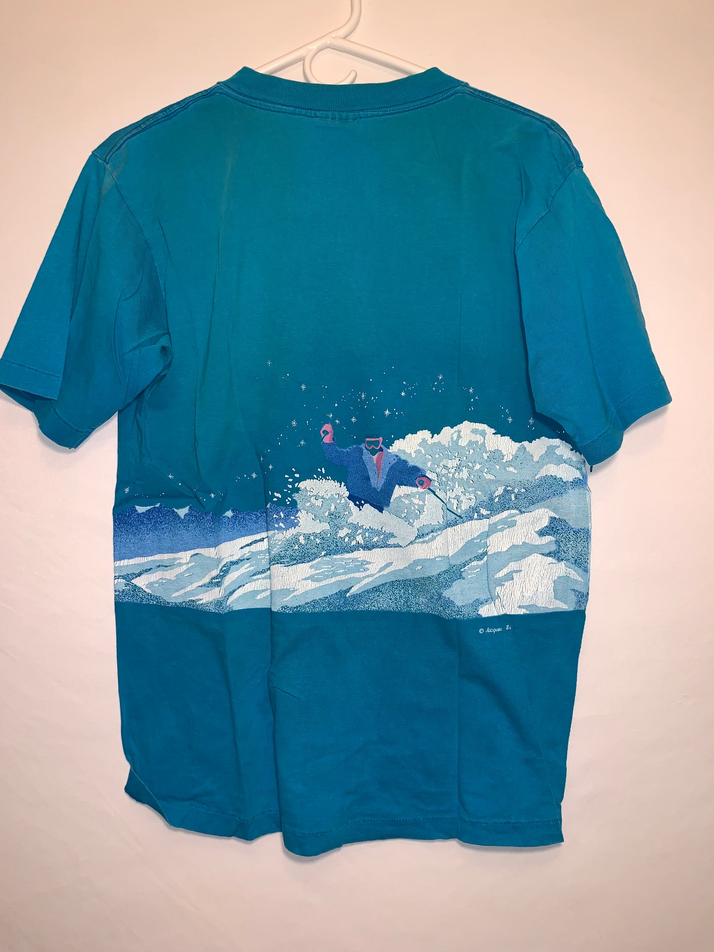 90's Oneita Wrap Around Telluride Tshirt - Small - 19” x 27”