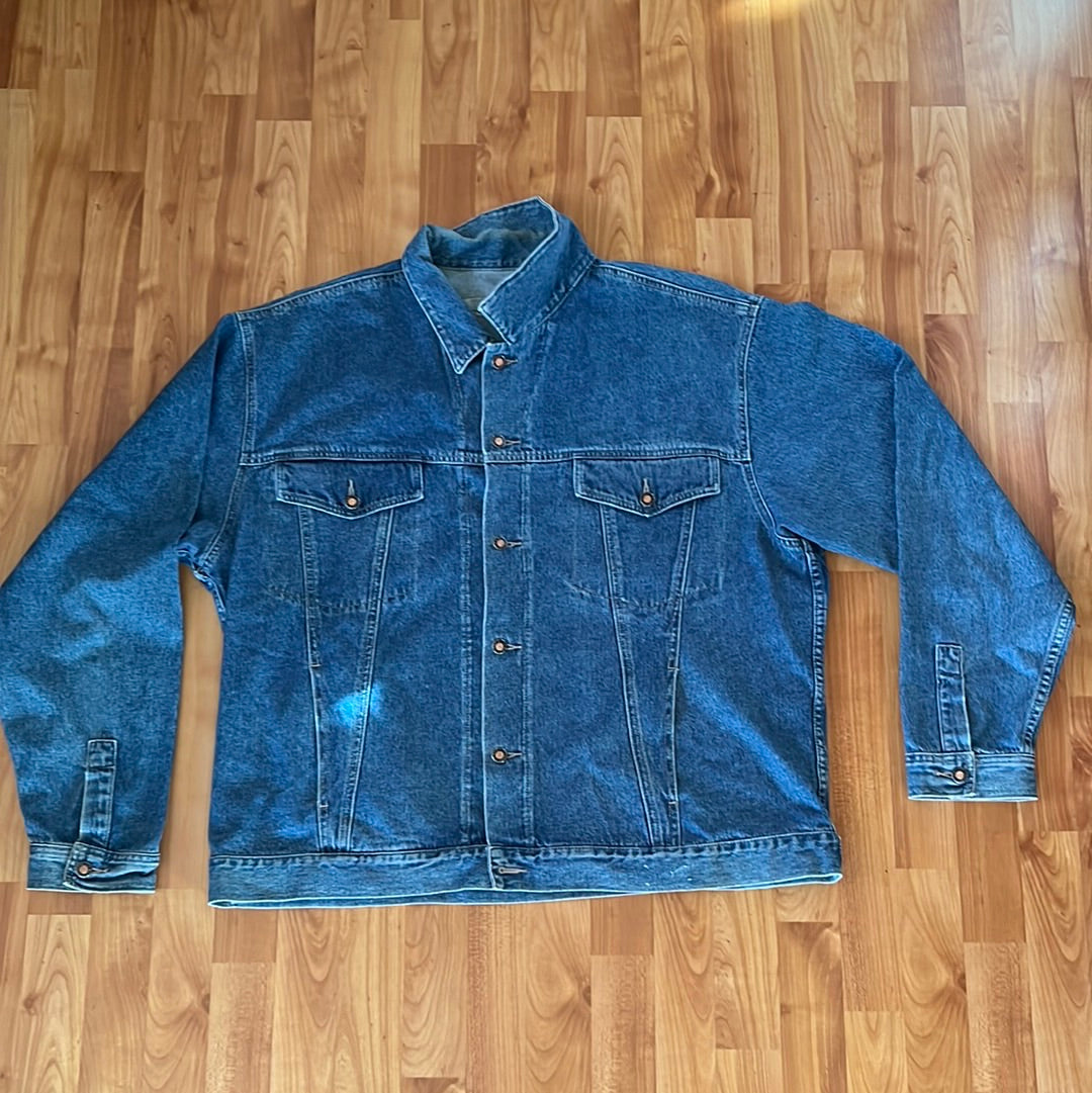 Chaqueta vaquera con aerógrafo Harley Davidson - 26" x 29"