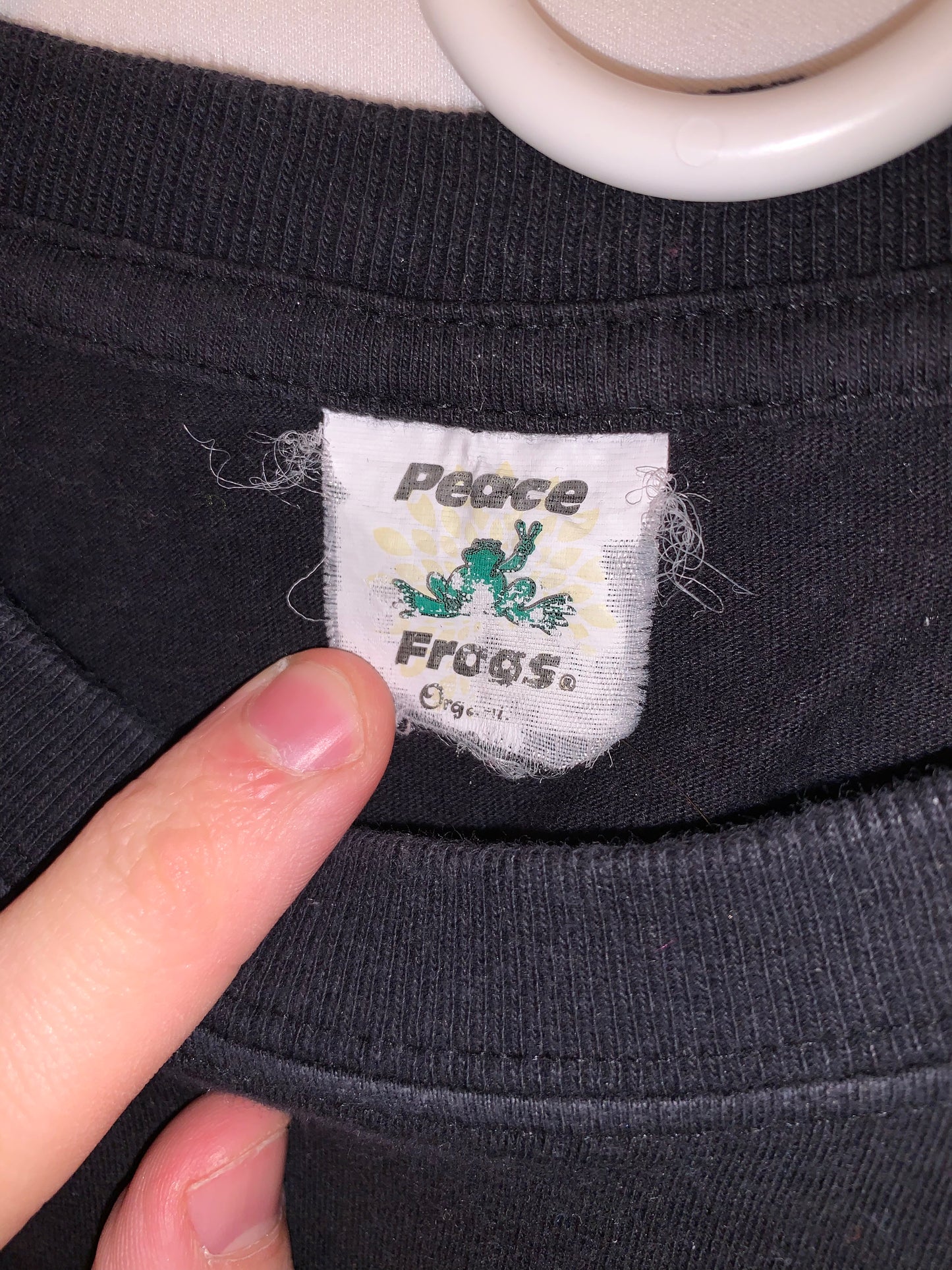 Camiseta de las ranas de la paz - XS - 16" x 25"