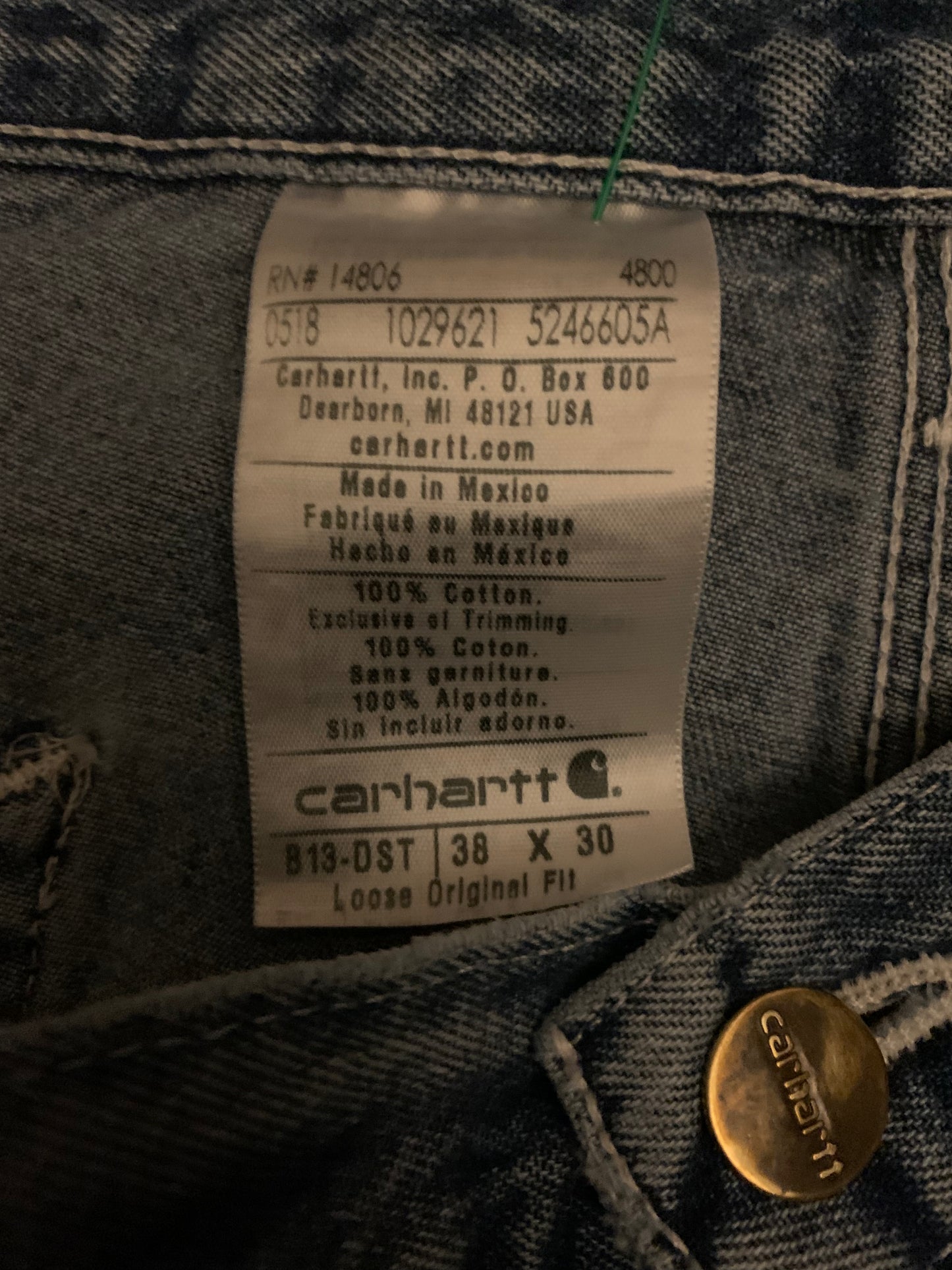 Carphartt Denim - 37” x 28”