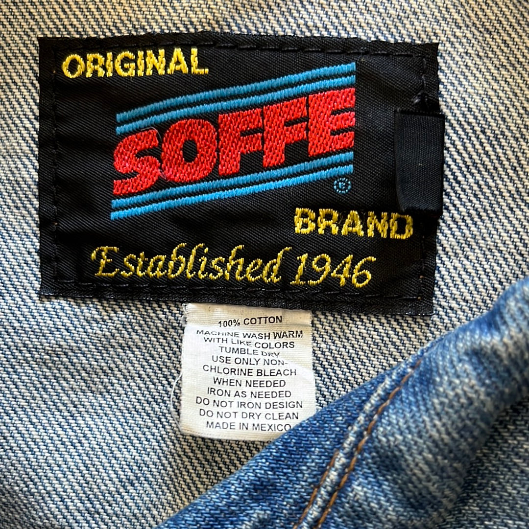 Soffee Wildhorse Saloon Jean Jacket - Medium - 21” x 26.5”