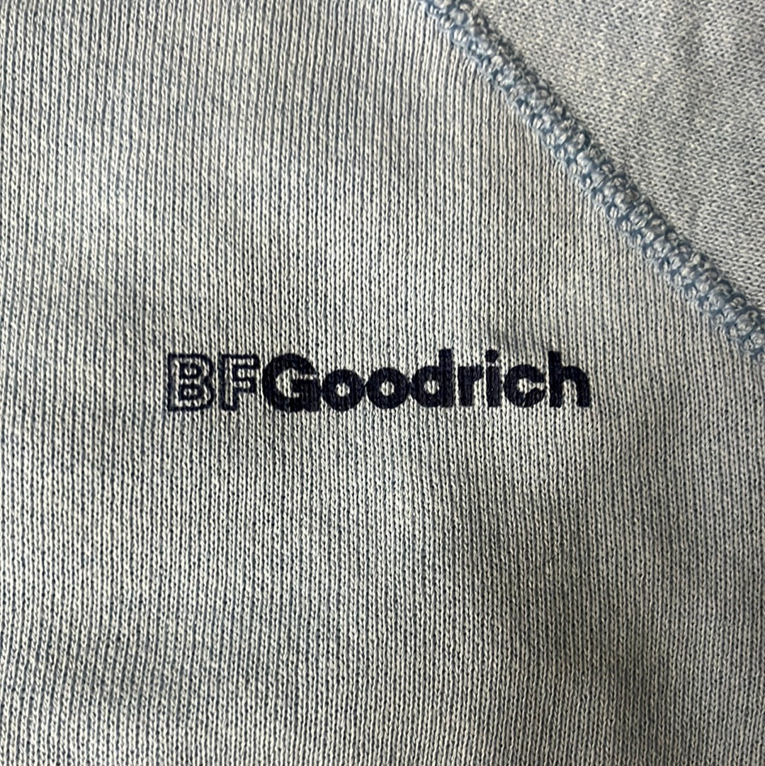 Sudadera con cuello redondo BF Goodrich de los años 70/80 - Pequeña - 18" x 21"