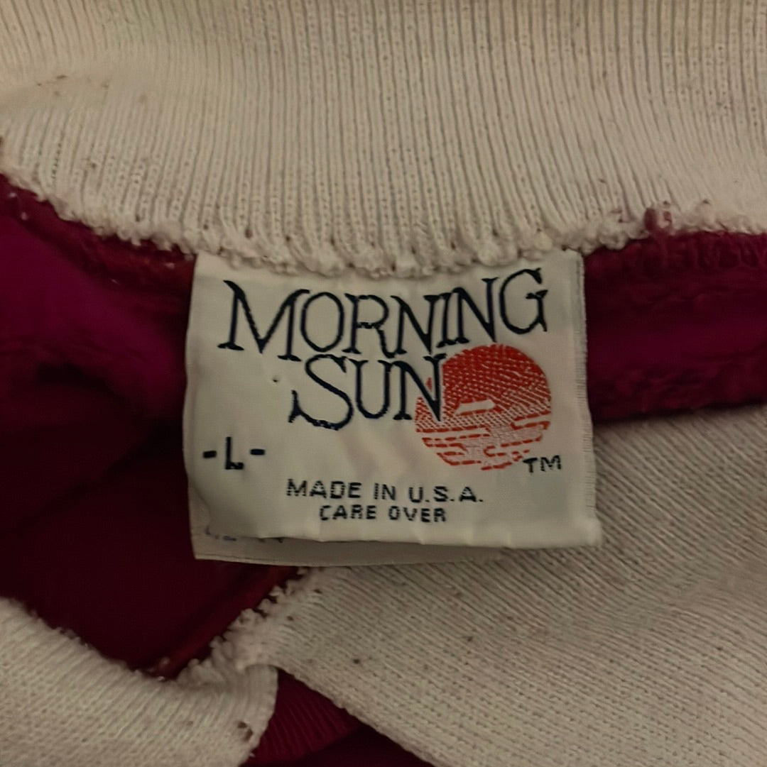Cuello redondo Hanes Morning Sun Bird de los años 80 - 20" x 24"