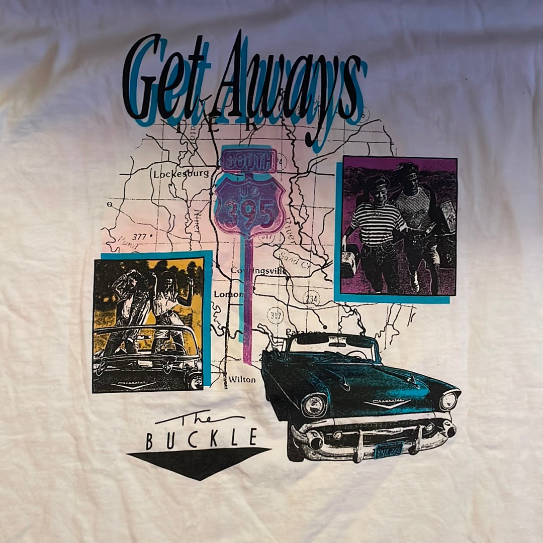 Camiseta de los 90 Aléjate de lo ordinario - Grande - 23" x 29"
