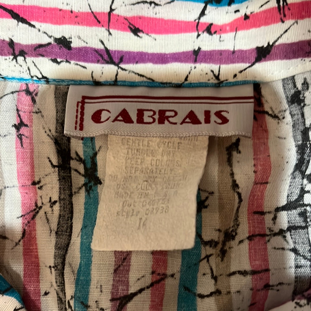 Camisa abotonada de media manga de los años 90 - XL 24” x 28.5”