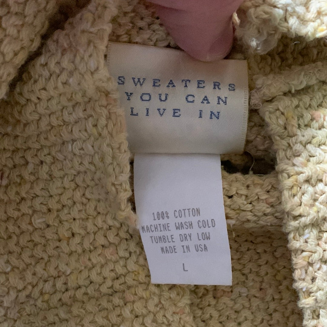 90's Karen Tate Sweater - Large - 23.5” x 23”