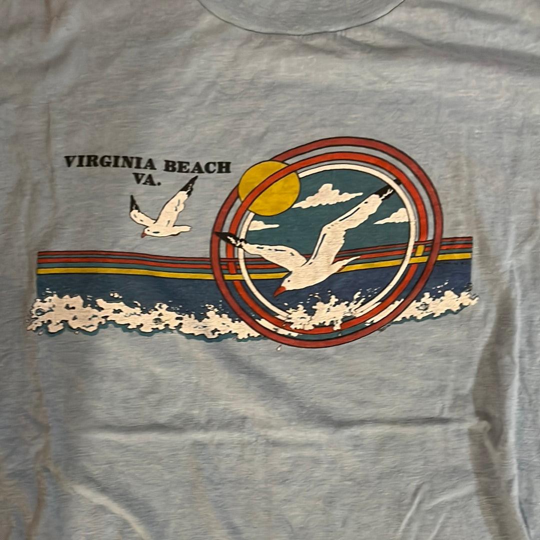 Camiseta de Virginia Beach de los años 80 - Pequeña - 18" x 26"