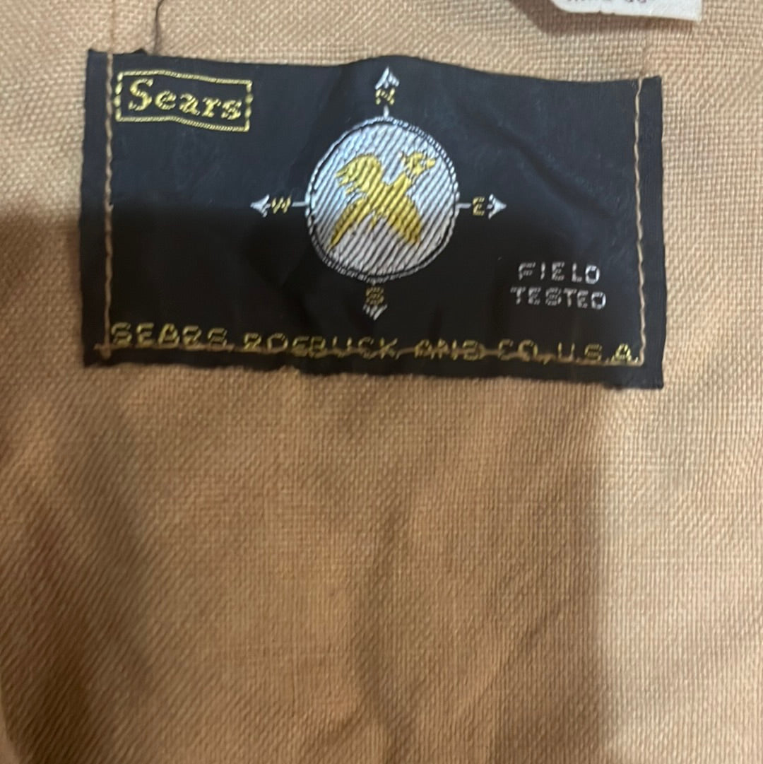 Chaleco de caza Sears de los años 70 - M 19.5” x 26”