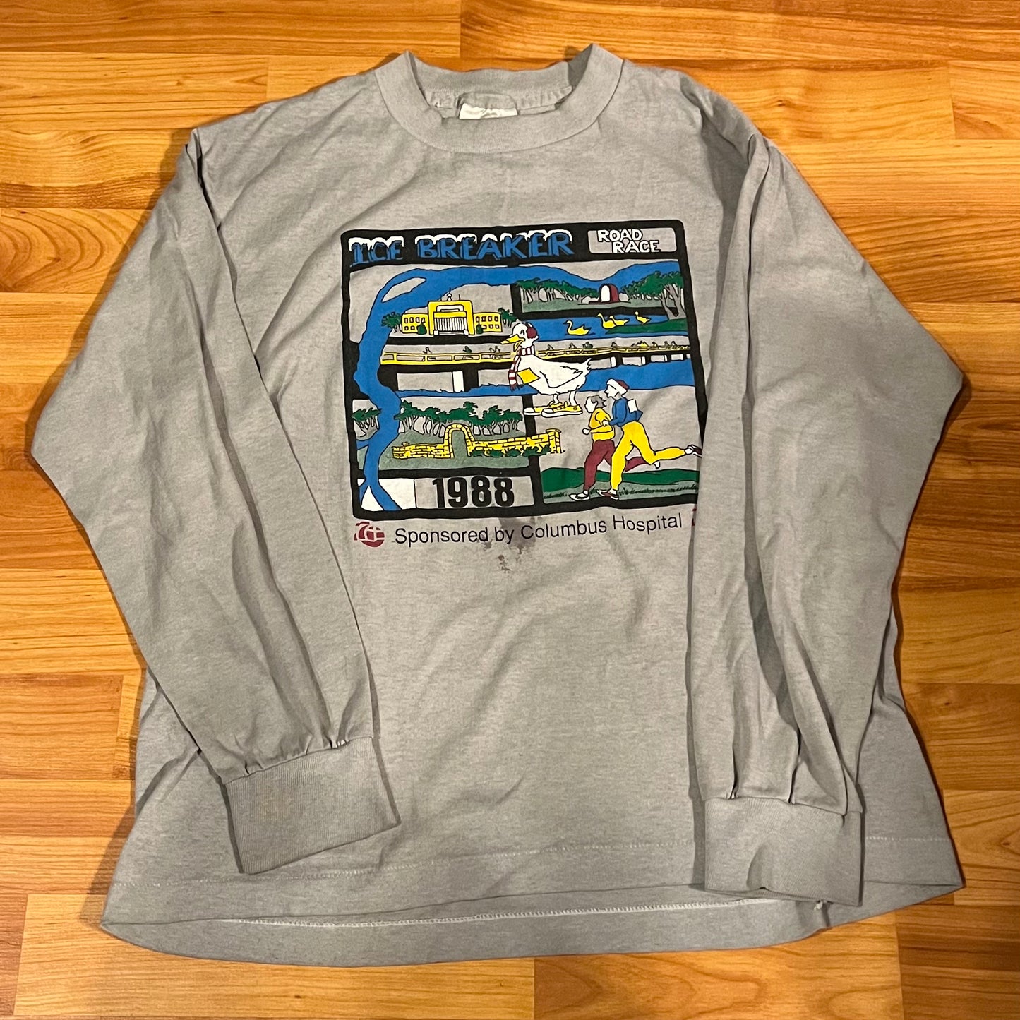 Camiseta de manga larga rompehielos de los 90 - M 19" x 24"