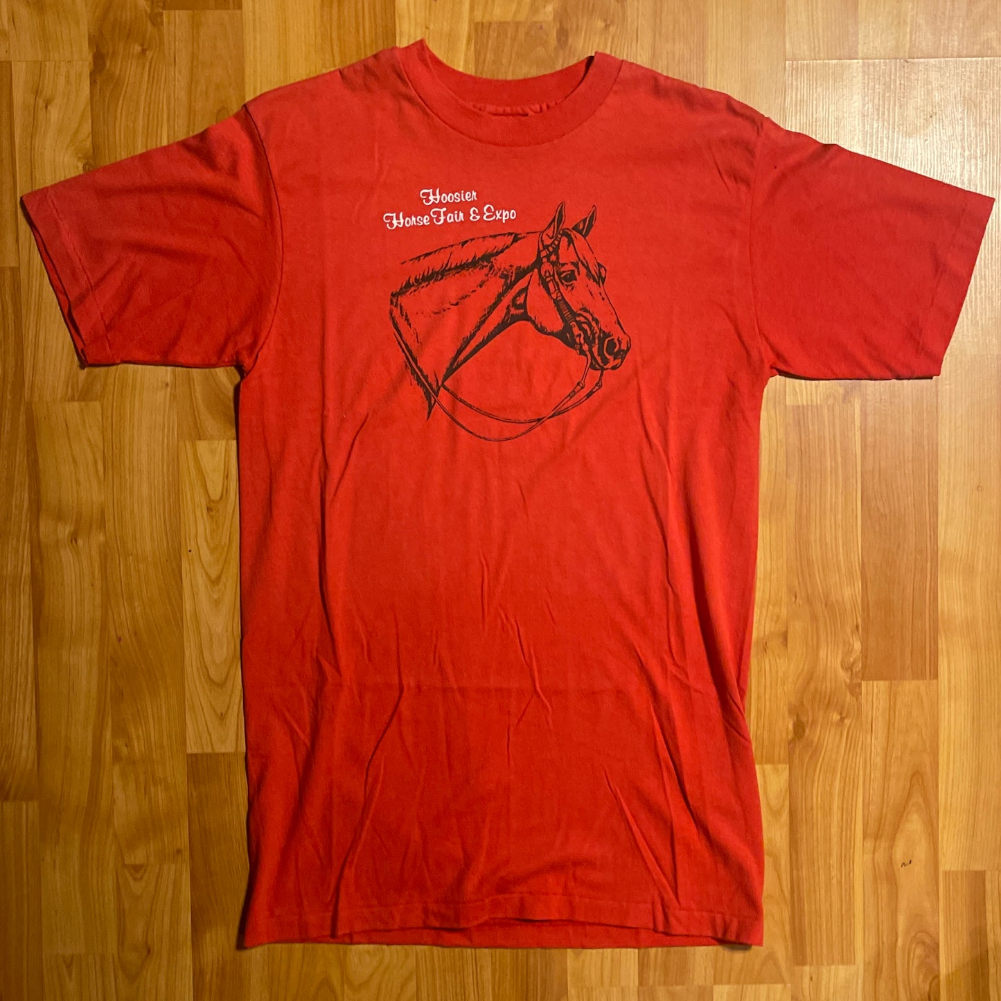 80's Hoosier Horse Fair Expo Camiseta - Pequeña - 19" x 29"