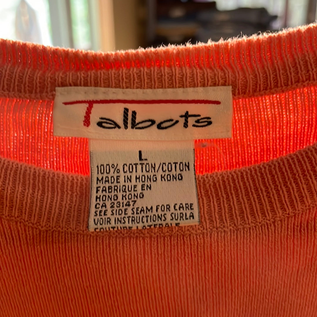 Talbots Cotton Tshirt - L 24 x 19.5”