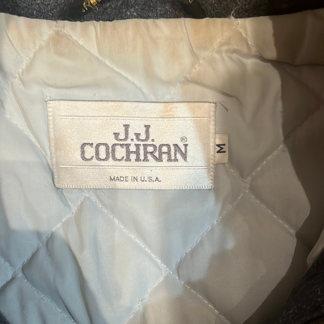 Chaqueta JJ Cochran de los 80 - Grande - 23.5” x 27.5”