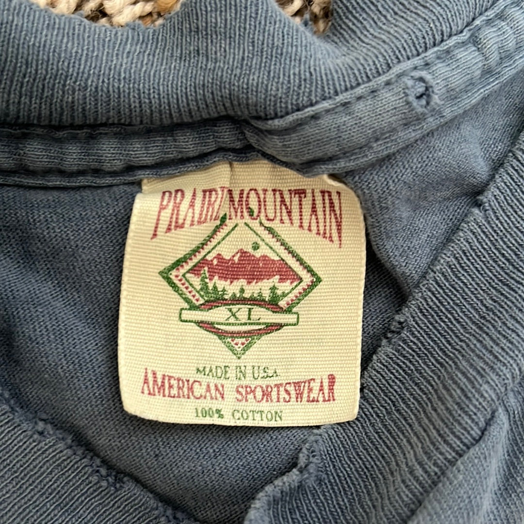 90's Prairie Mountain Tshirt - Large - 23” x 28”