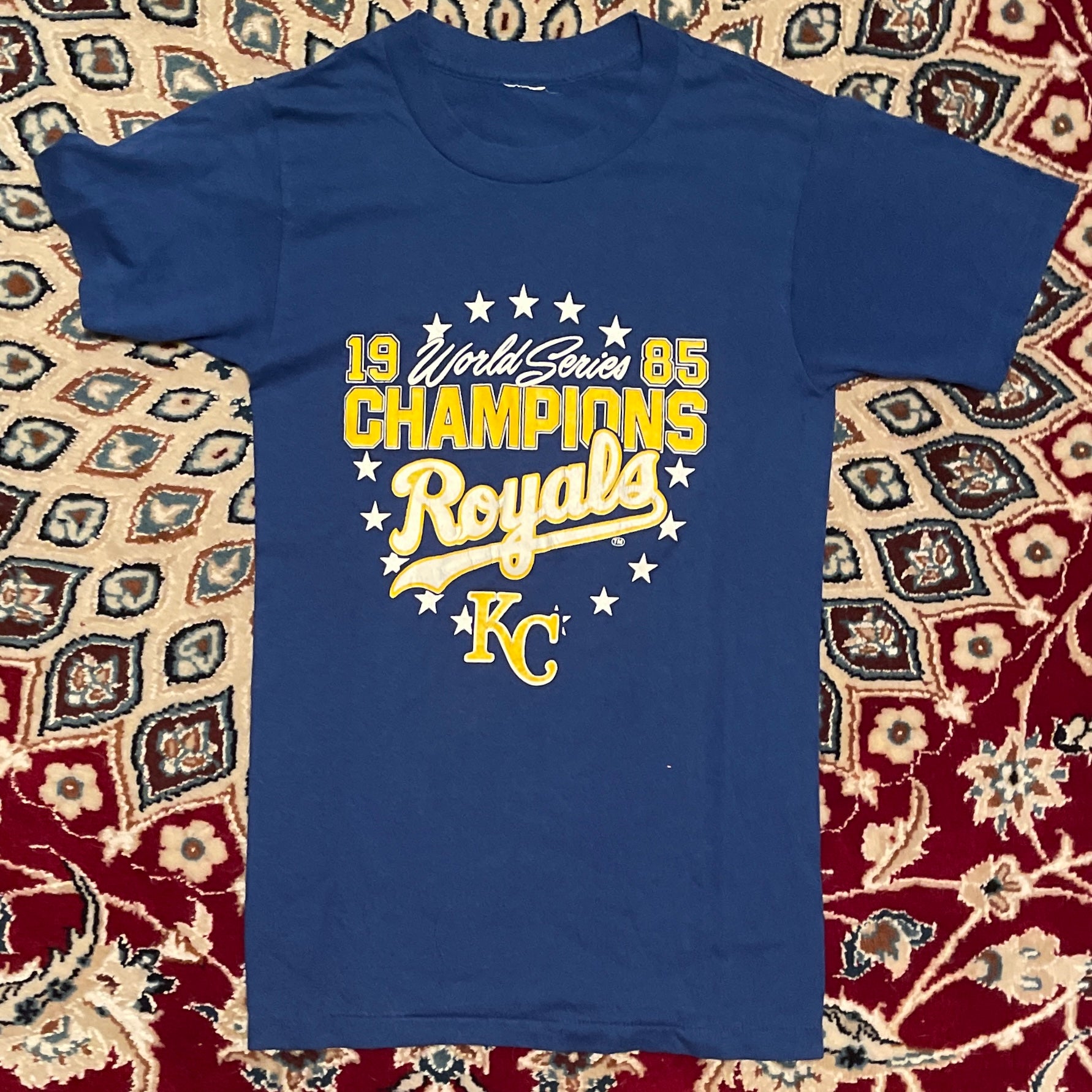 80'S KC Royals Tshirt - XSmall - 14.5 x 25 – Phart Clothes