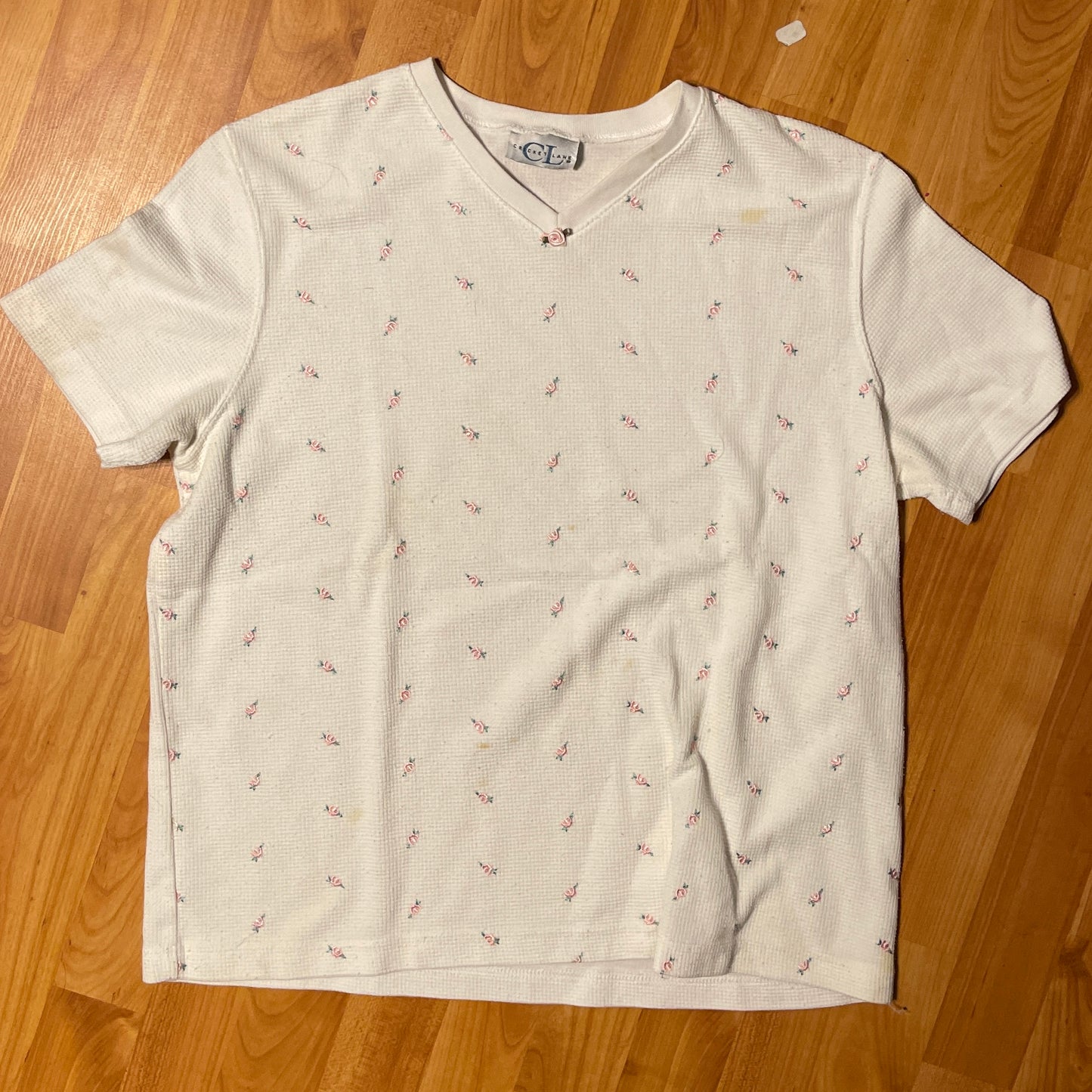Camiseta de Cricket Lane de los 90 - L 21" x 24"
