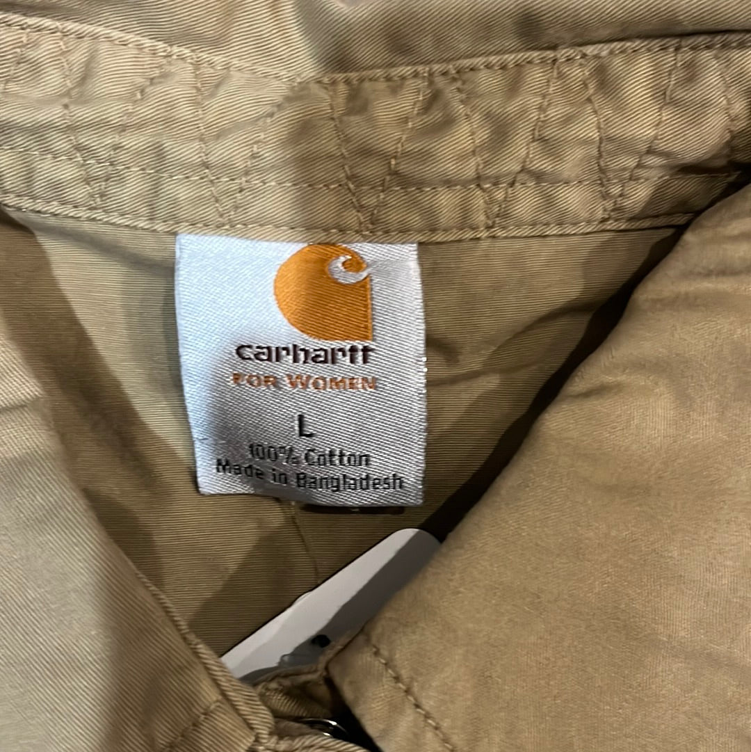 Carphartt 珍珠按扣衬衫 - 大号 - 23 英寸 x 28 英寸