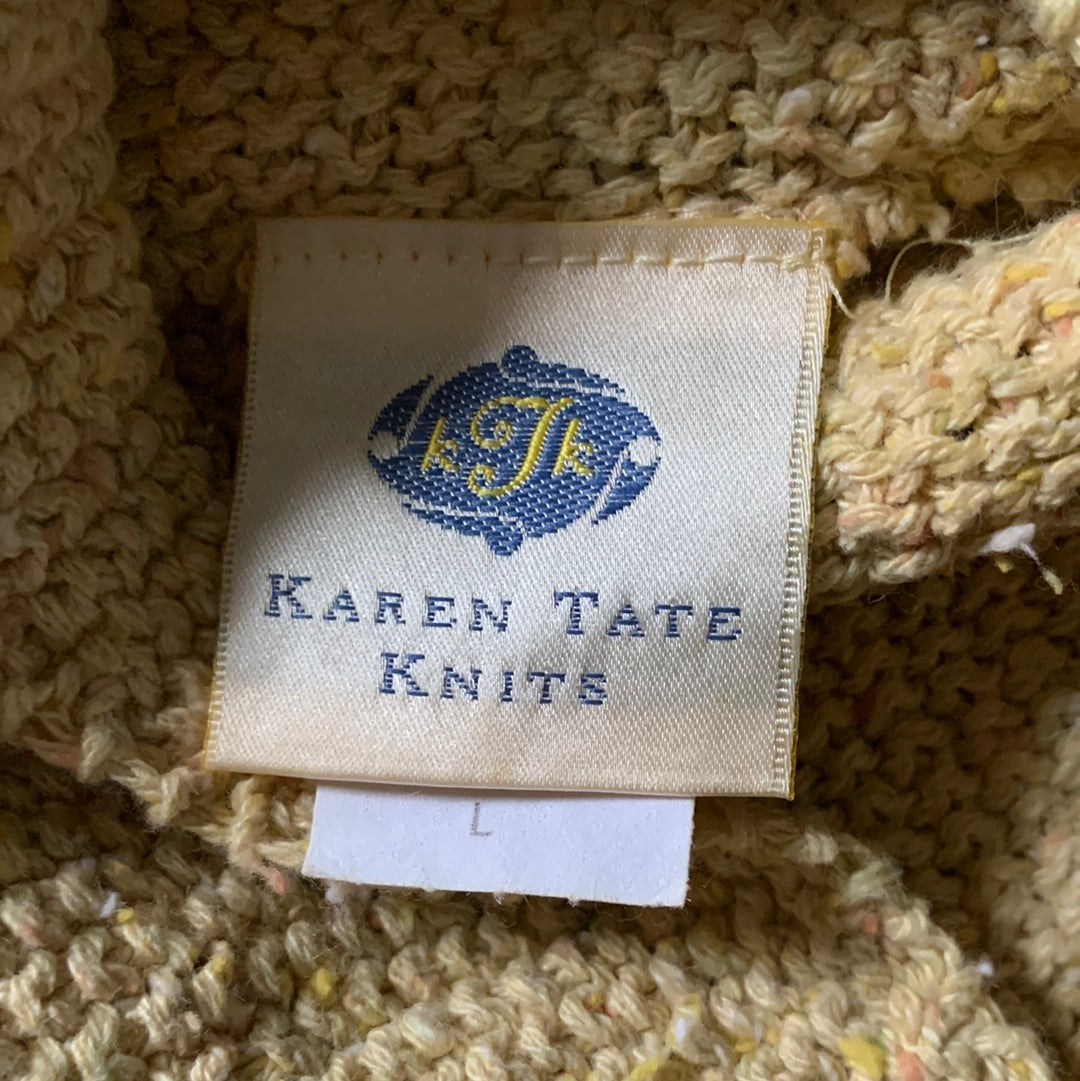 90's Karen Tate Sweater - Large - 23.5” x 23”
