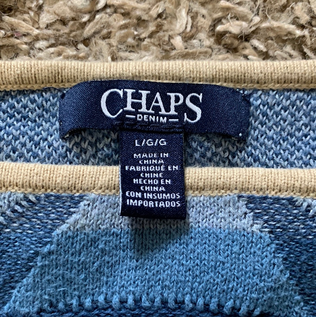 Chaps Sweater - Medium - 20.5” x 22.5”