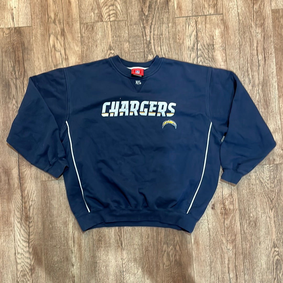Chargers Crewneck - XLarge - 25.5” x 25”