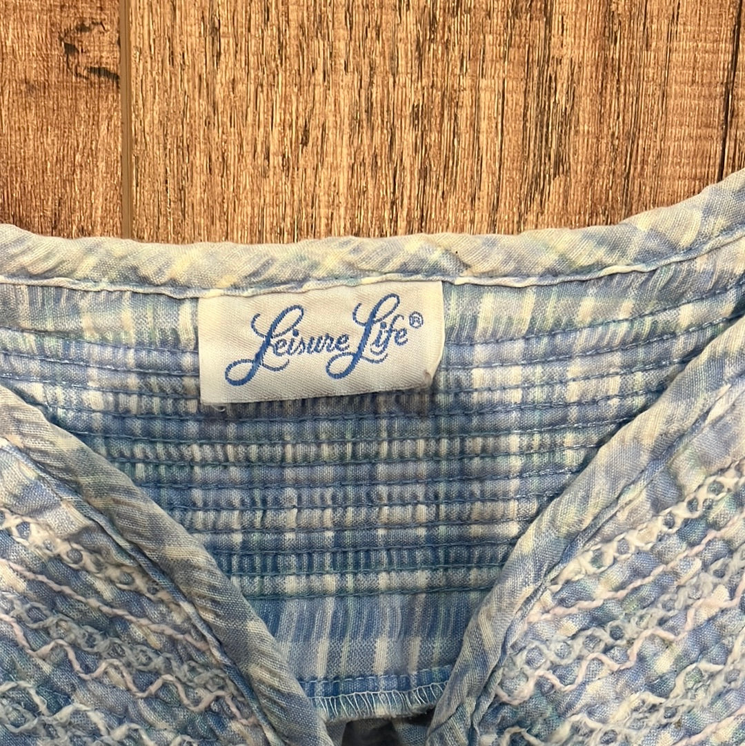 70's Leisure Life Housedress - 25” x 39”