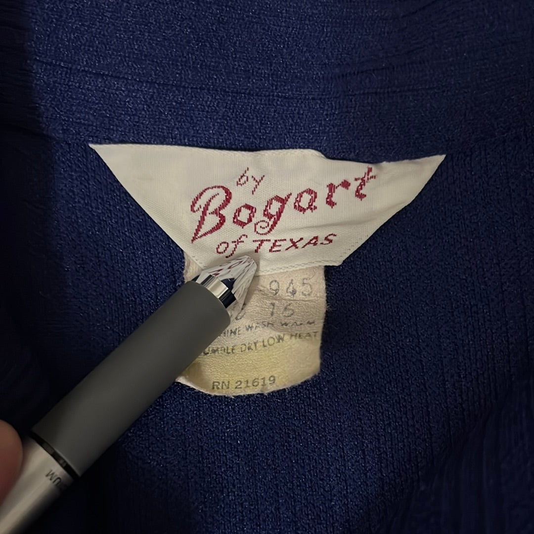 70/80's Bogart of Texas Snap Shirt - Small - 19” x 27”