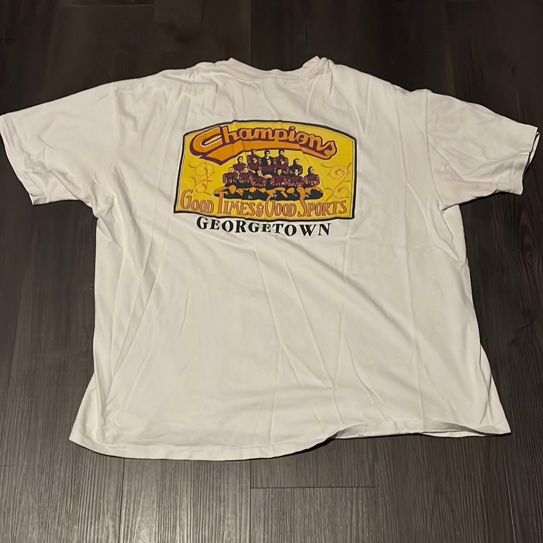 Camiseta de campeones de Georgetown de los 90 - 24" x 26.5"