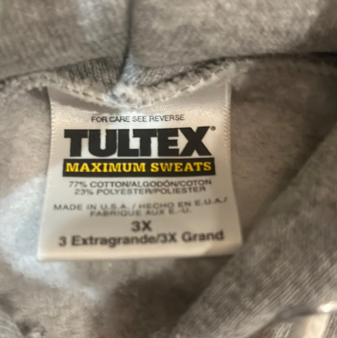 90's Tultex Zip up Hoodie - 3X 27” x 29”