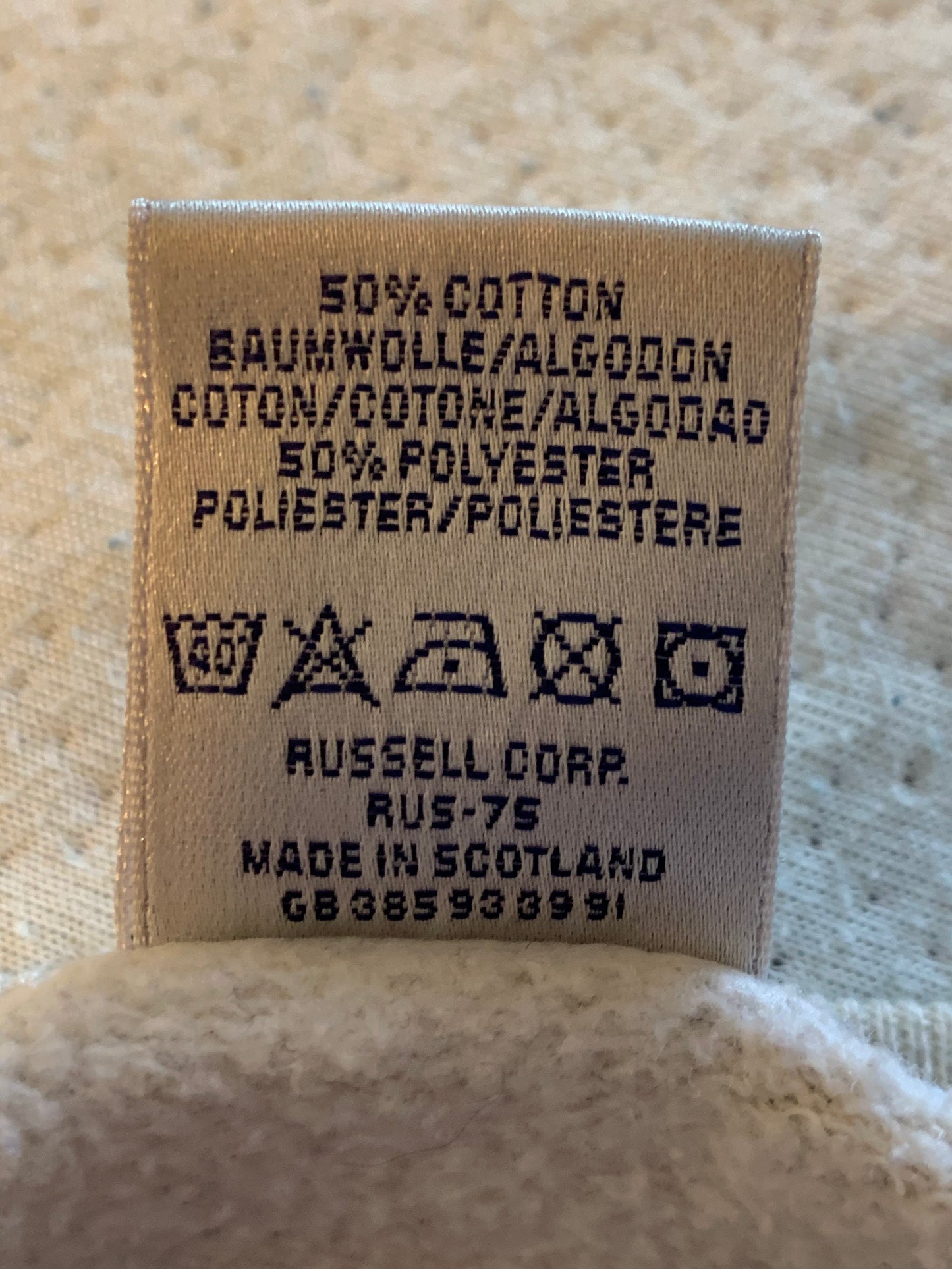 00's Jerzees Cambridge 圆领毛衣 - XLarge - 24” x 25.5”