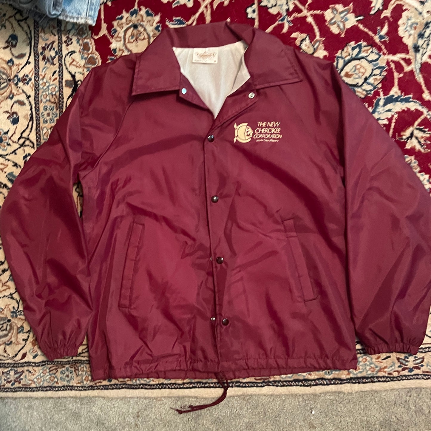 80’s Cherokee Corporation Coaches Jacket - Medium - 21” x 27”
