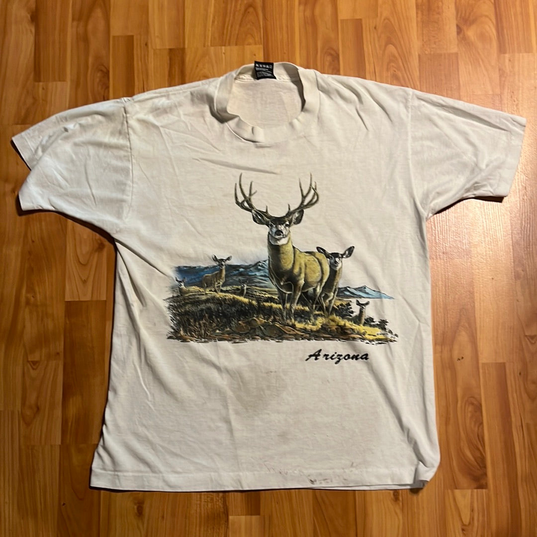 90's Arizona Deer Tshirt - M 20” x 27.5”