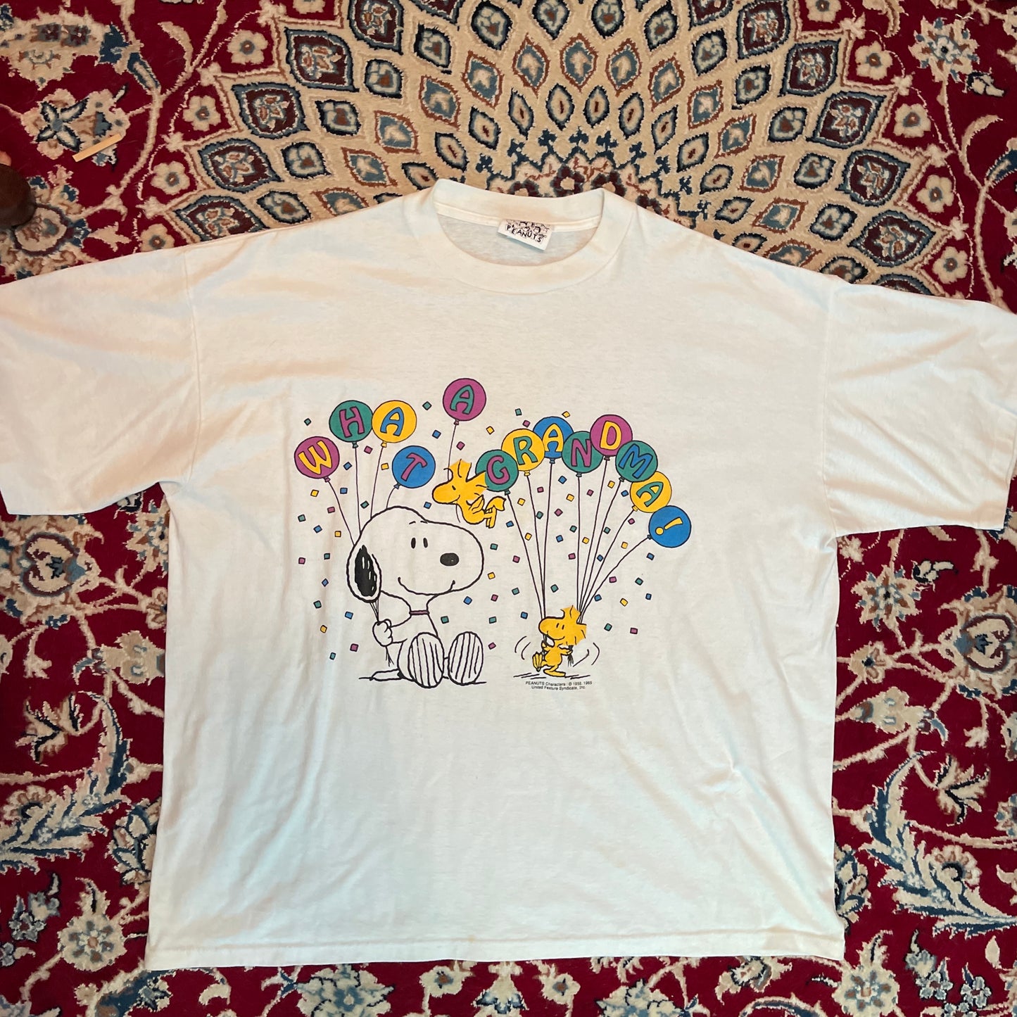 80's Peanuts What a Grandma Tshirt - 26" x 30"