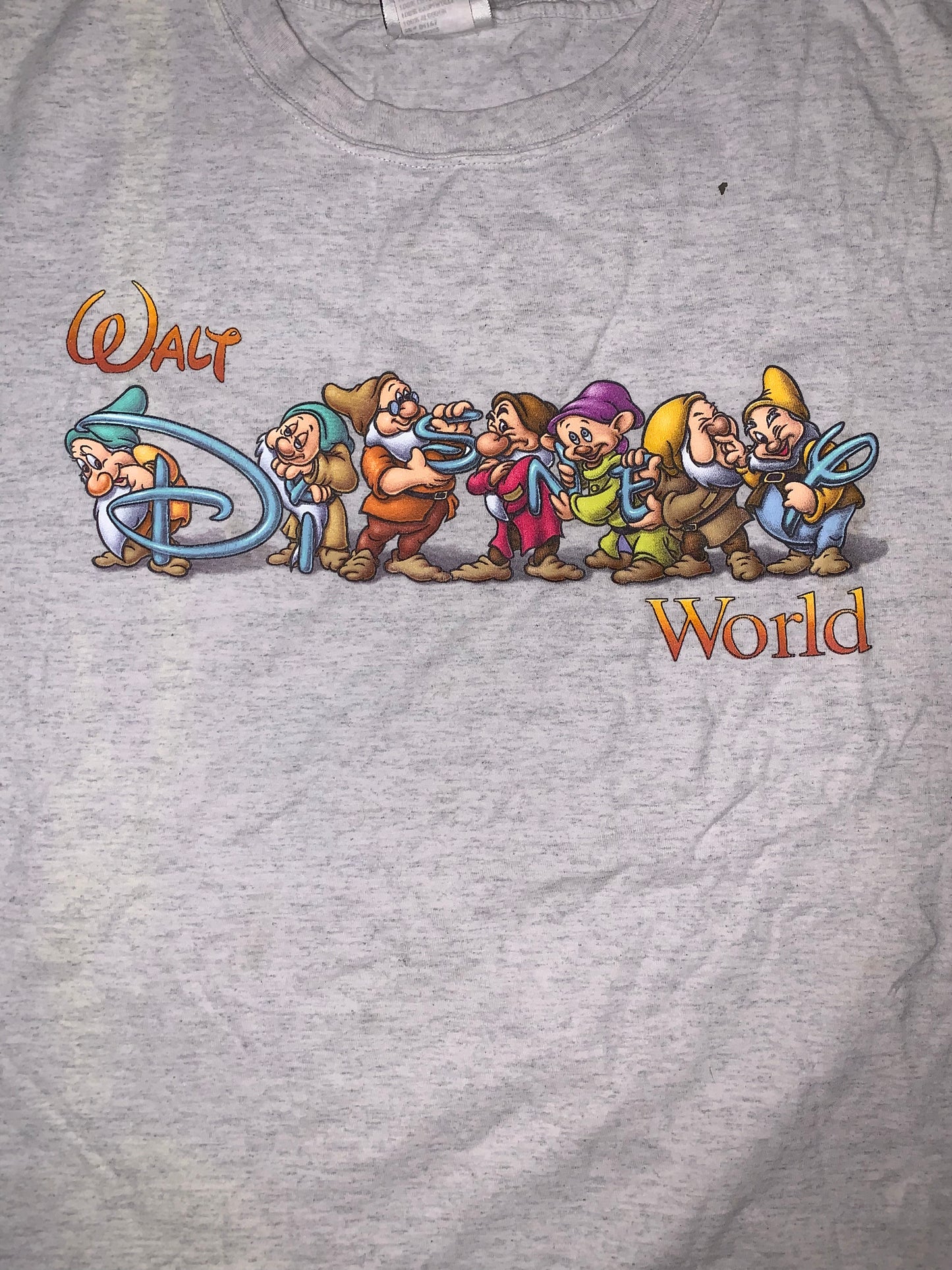 Camiseta Disney Cenicienta Pitufo Chico - XL - 27" x 28.5"